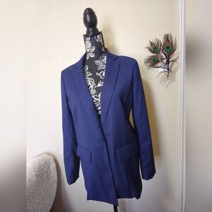 Armani Exchange Women's Navy Blue Blazer 🧥💙 (Size 4) 🧥💙